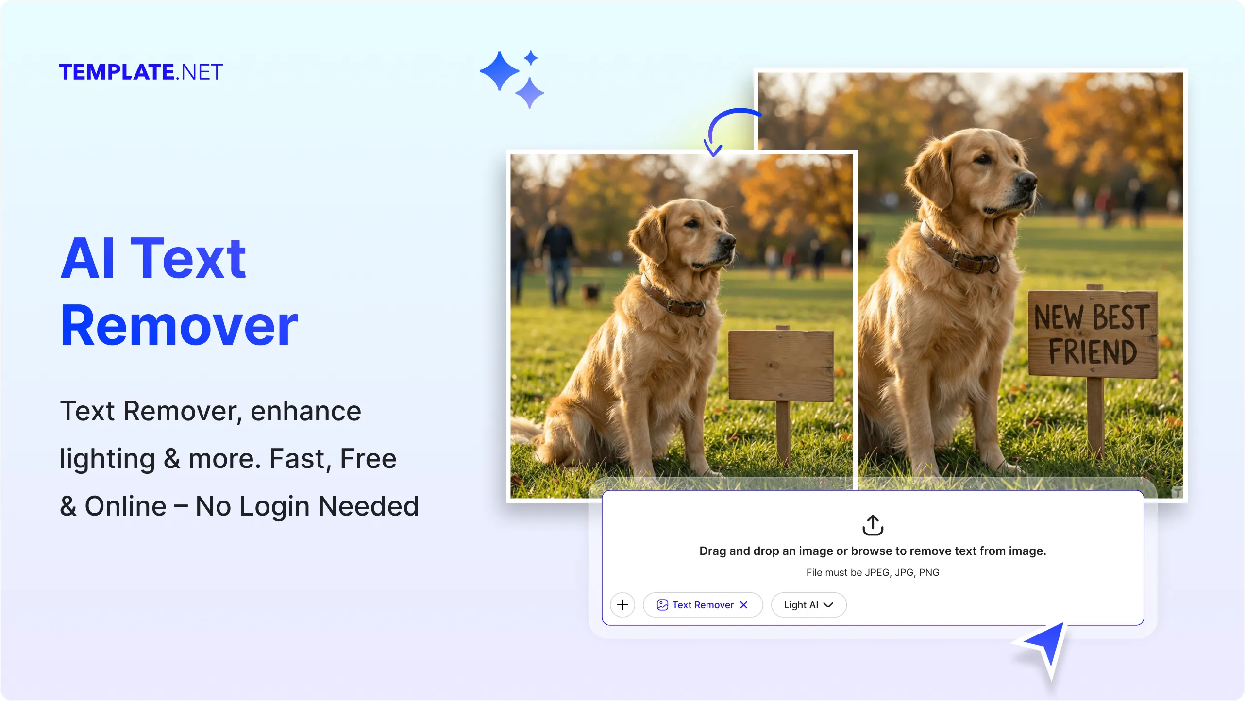 Free AI Text Remover, Remove Text from Images Online